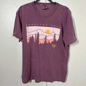 Comfort Colors Maroon Graphic Tee